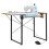 Dart Sewing Machine Table With Folding Top In Charcoal Black / Ashwood 2