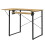 Dart Sewing Machine Table With Folding Top In Charcoal Black / Ashwood 8