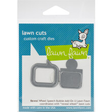LAWN FAWN Lawn Cuts Custom Craft Die-Reveal Wheel Speech Bubble Metal