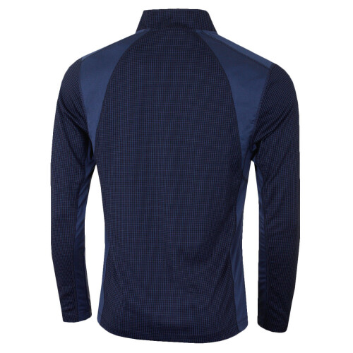 Calvin Klein Calvin Klein Mens 2025 Micro Grid CK 1/2 Zip Mid Layer Baselayer 1