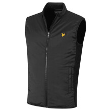 (M, Jet Black) Lyle & Scott Mens 2022 Primaloft Thermal Breathable Light Golf Gilet