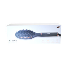 T3 Edge Heated Smoothing & Styling Brush 77582-UK | Graphite, Rapid HeatIQ, Precision Edge Design