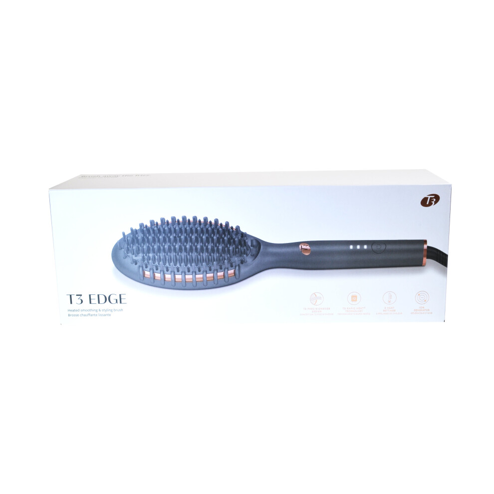 T3 Edge Heated Smoothing & Styling Brush Model 77582-UK