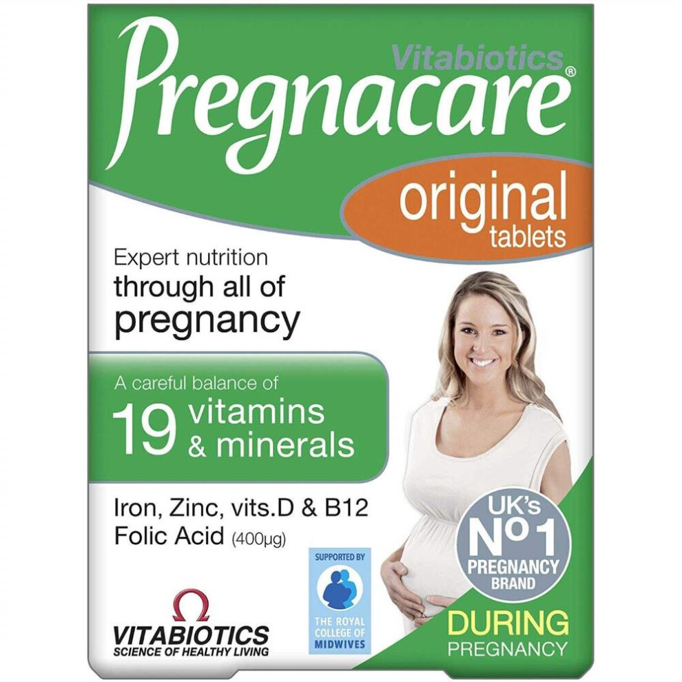 Pregnacare Vitabiotics Original Tablets Formulated Nutrient Formula - 30S