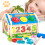 RLS Jigsaw interactive multifunction wooden activity  house puzzle Toy 4