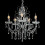 Litecraft Madonna Chrome Chandelier 5 Arm 3