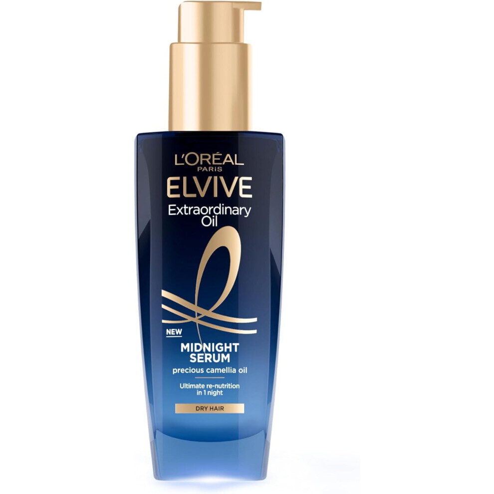 L'Oreal Elvive Extraordinary Oil Midnight Serum Dry Hair 100ml - Image 16