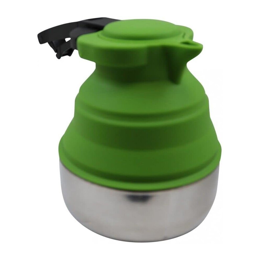 Vango Cuisine Collapsible Silicone Kettle | GREEN | 1.5 Litre