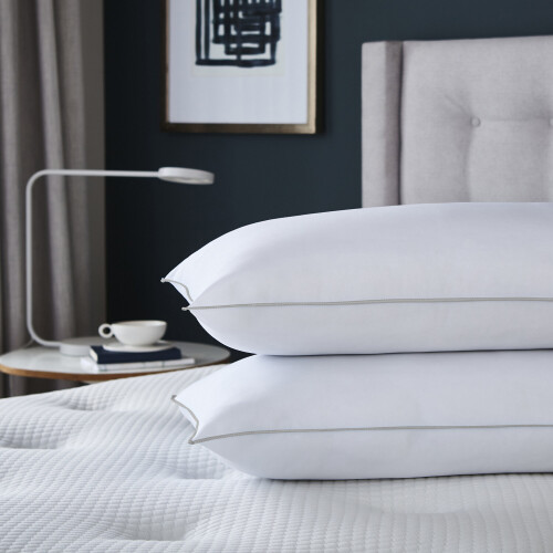 Silentnight Silentnight Just Like Down Pillows 2 Pack Luxury Overlocked Finish 1
