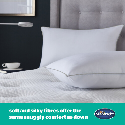 Silentnight Silentnight Just Like Down Pillows 2 Pack Luxury Overlocked Finish 2
