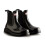 Tepe (Women's UK 6) Women's Pull On Black Gloss Ankle Chelsea Boots 1