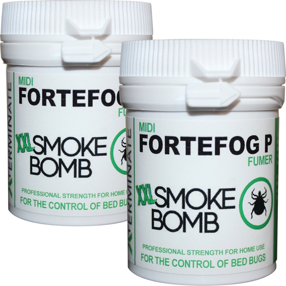 (2) Xterminate XXL 16g Insect Fumer Smoke Bomb