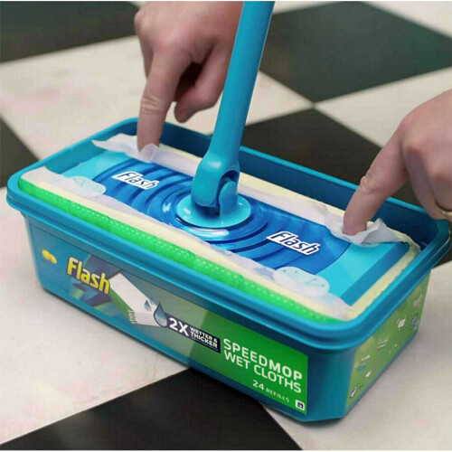 Flash 48 Flash Speed Mop Wet Floor Cloth Wipes (2 packs) 1