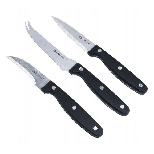 Alpina Alpina Deluxe 3 Piece Small Kitchen Knife Set 2