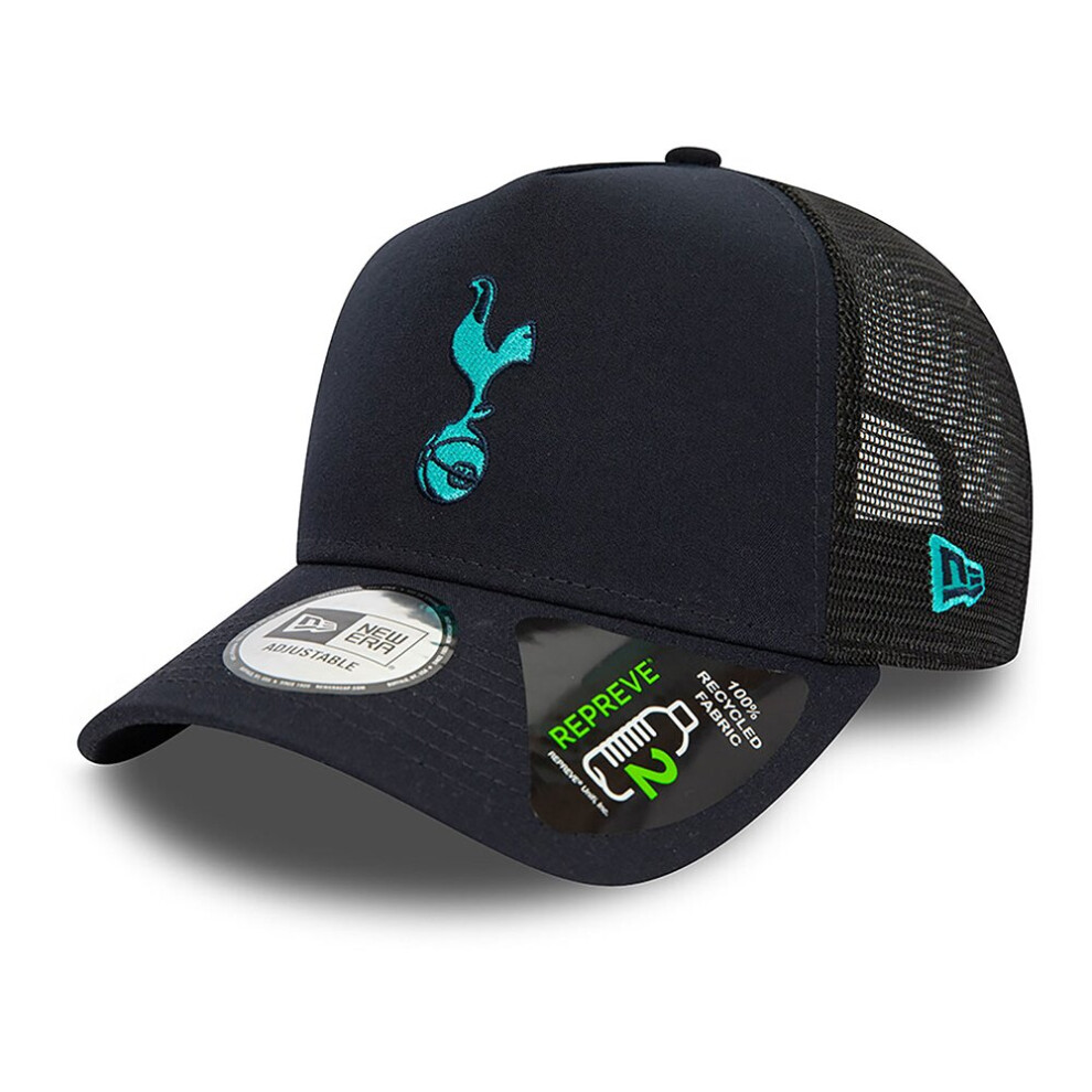 New Era Spurs Seasonal Pop Repreve Navy E Frame Trucker Cap