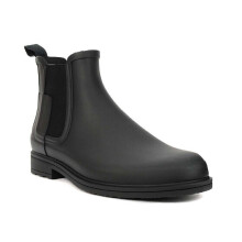 () Men's Refined Rubber Casual Pull-On Chelsea Boots