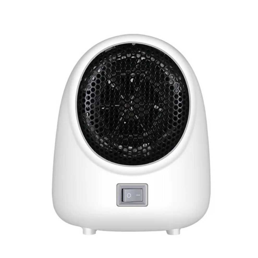 (1 Pcs) White 400W Portable Air Heater Home Office Fan Fast Heating Electric Mini Heater
