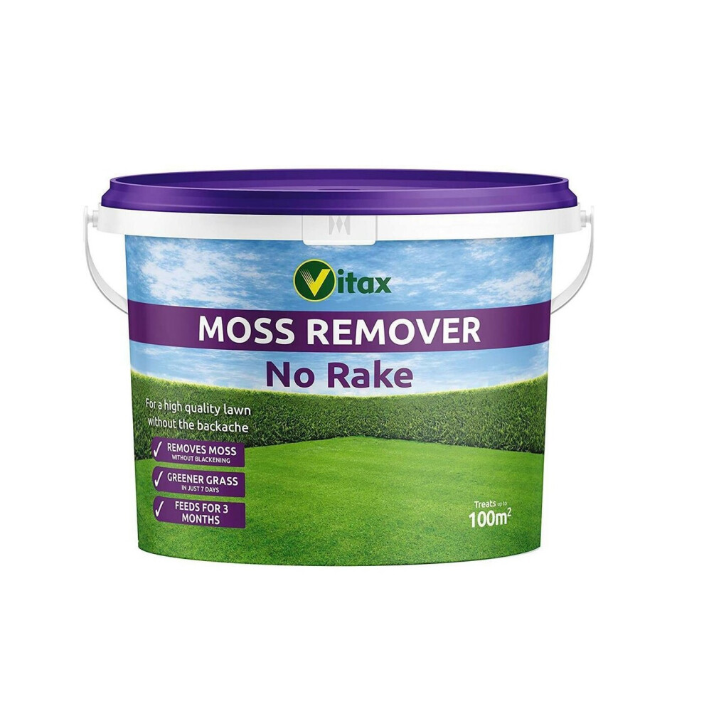 Vitax Moss Remover Fertiliser Lawn Food 100m2