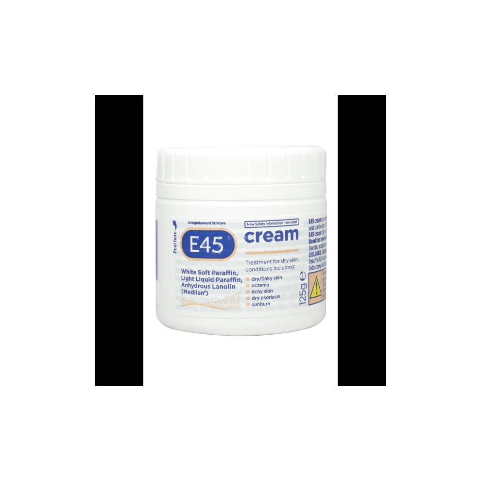 E45 Cream 125 g Ã¯Â¿Â½ Moisturiser for Dry Skin and Sensitive Skin