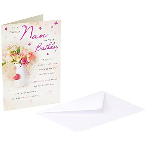 Piccadilly Greetings Piccadilly Greetings Traditional Birthday Card Nan 