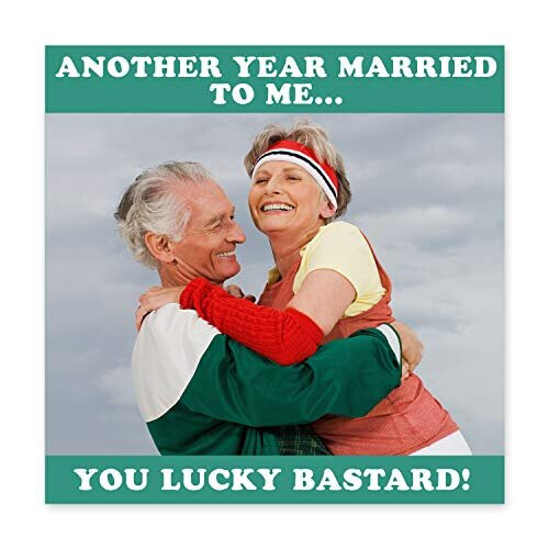 Central 23 Funny Birthday Card For Husband Another Year Married To