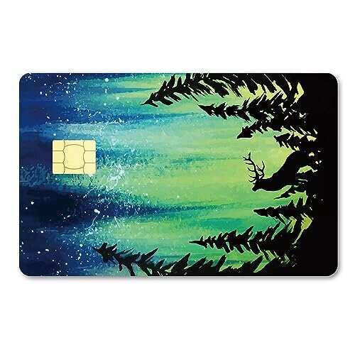 CREATCABIN Starry Card Skin Sticker Tree Debit Credit Card Skins ...