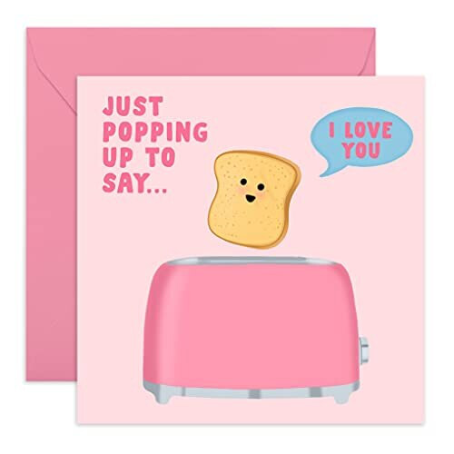 Central 23 - Cute Valentines Card - Sweet Anniversary Card - 'Popping ...