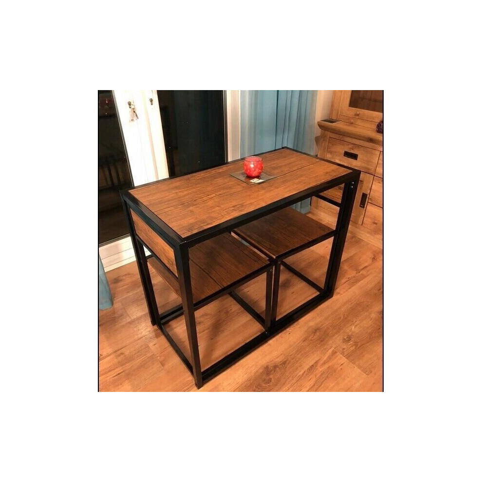 Small Bar Table And 2 Chairs Breakfast Bar