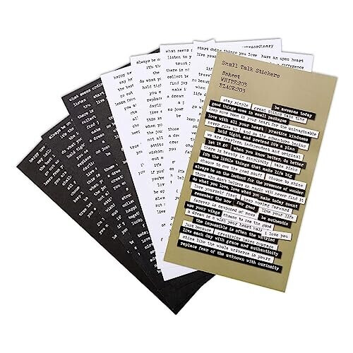 Jagowa Inspirational Stickers - 8 Sheets Of Nice Words & Motivational ...