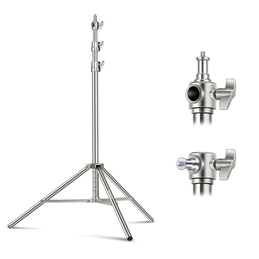 NEEWER Stainless Steel Photography Light Stand 220cm