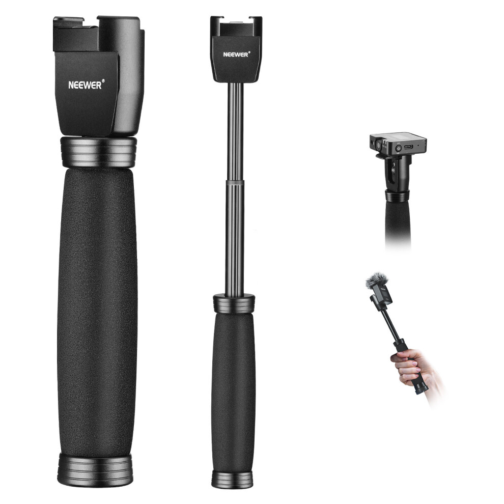 NEEWER Telescoping Interview Mic Handle for Wireless Go