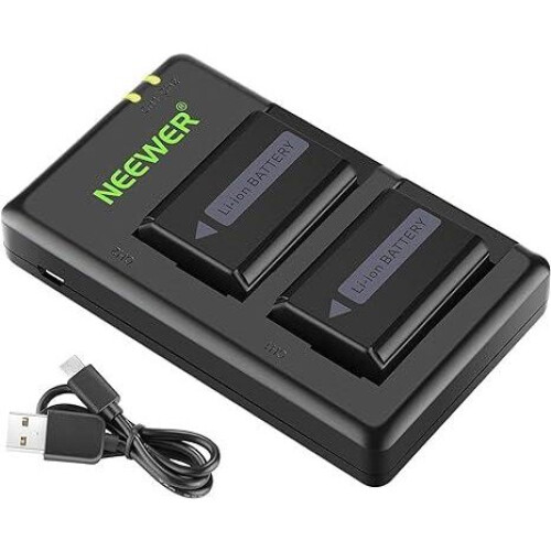 Neewer NEEWER NP-FW50 Camera Battery Charger Set for Sony 1