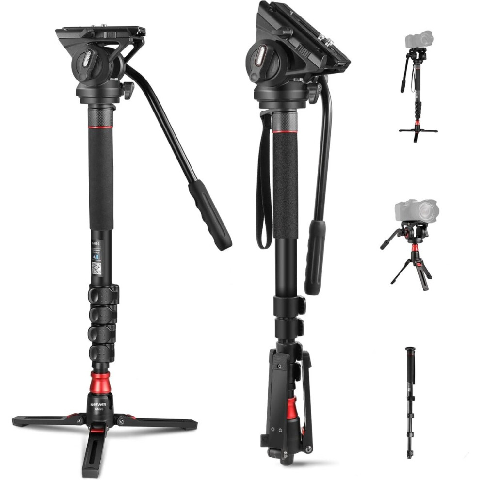 NEEWER GM76 Professional Camera Monopod 179cm