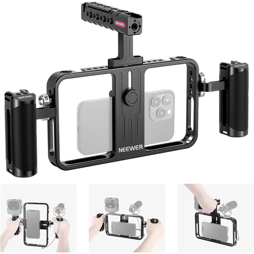 NEEWER Universal Video Cage Rig Kit for Mobile Phones