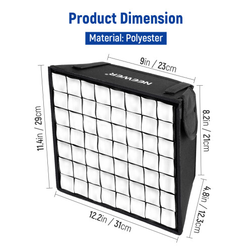 Neewer NEEWER 12.2? x 11.4? Foldable Softbox Diffuser 2
