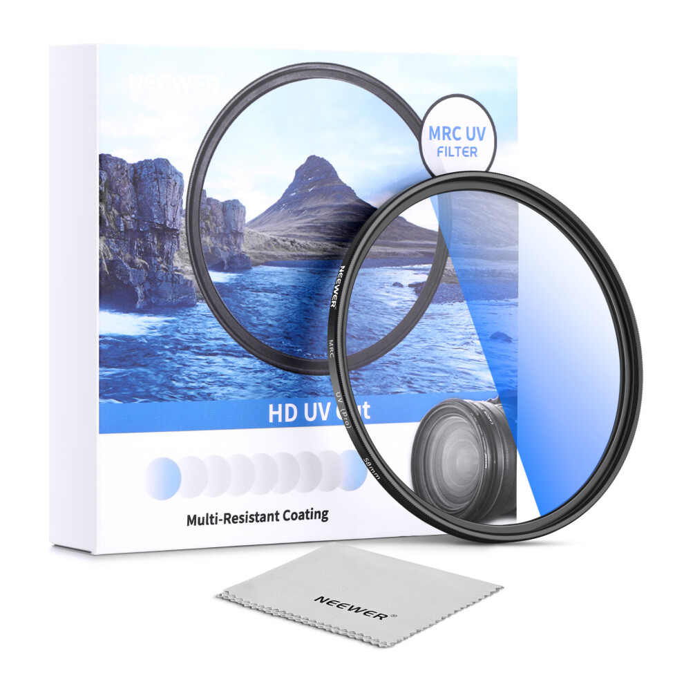 NEEWER MRC Ultra-Slim UV Lens Filter 58mm