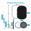 Neewer NEEWER 1.5x2M 2-in-1 Collapsible Backdrop Kit Black/White 3