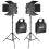 Neewer NEEWER 2 Pack Bi-Color 660 LED Video Light and Stand Kit 2
