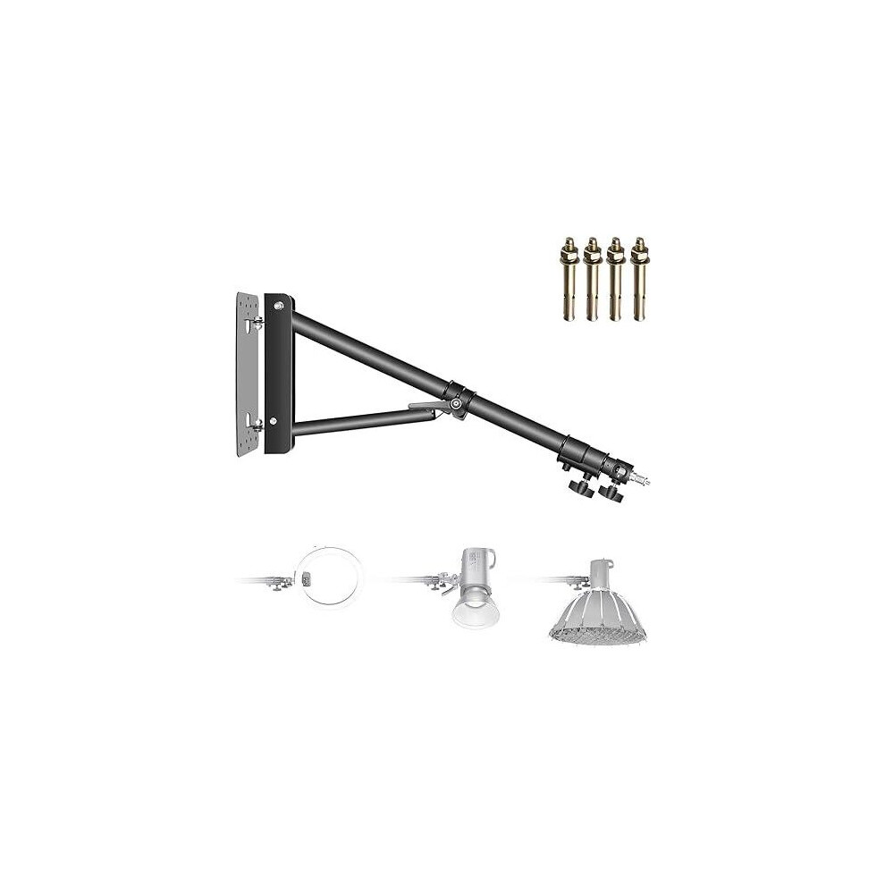 Neewer 130Cm Wall Mounting Triangle Boom Arm Light