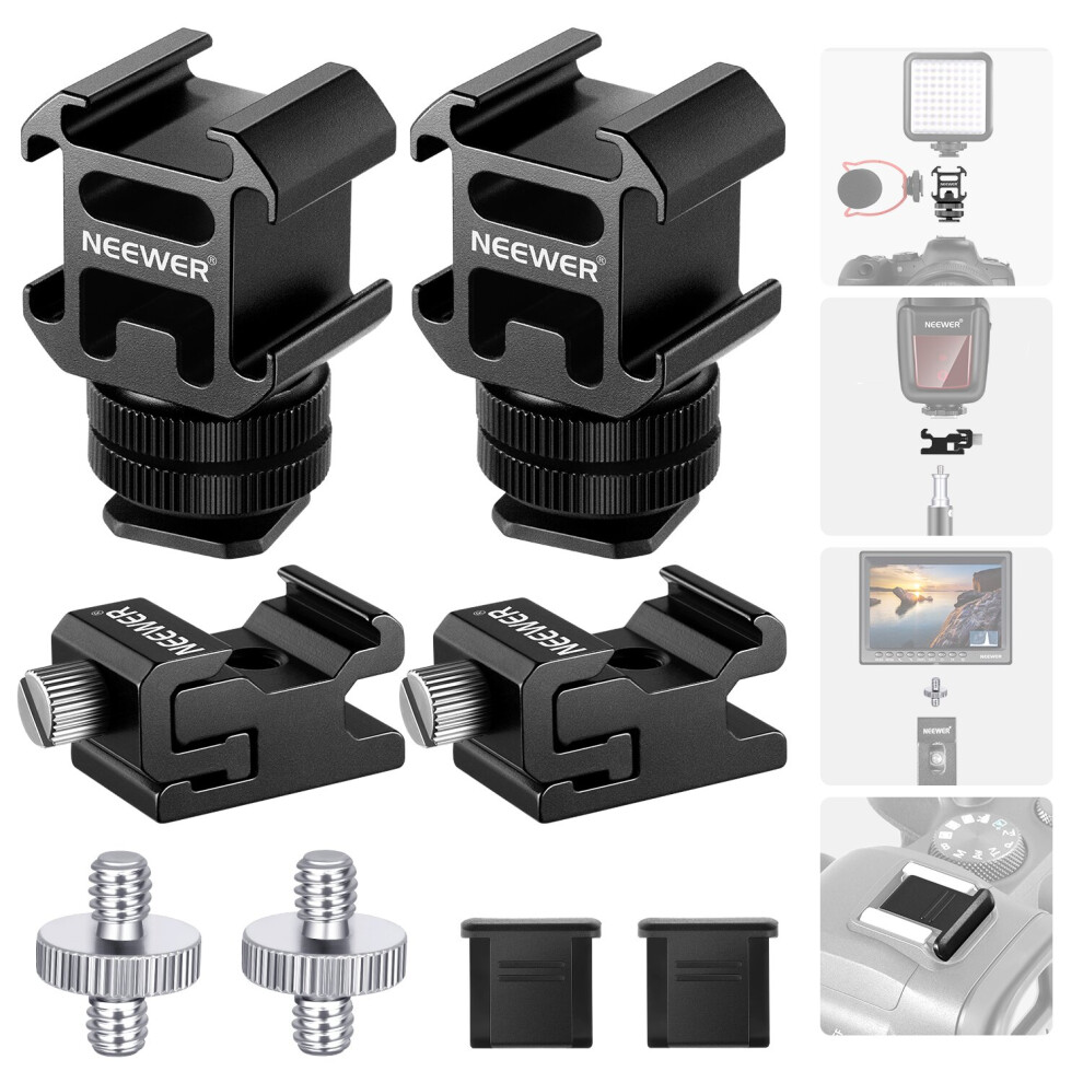 NEEWER 8 PCs Hot Shoe Mount Adapter Kit