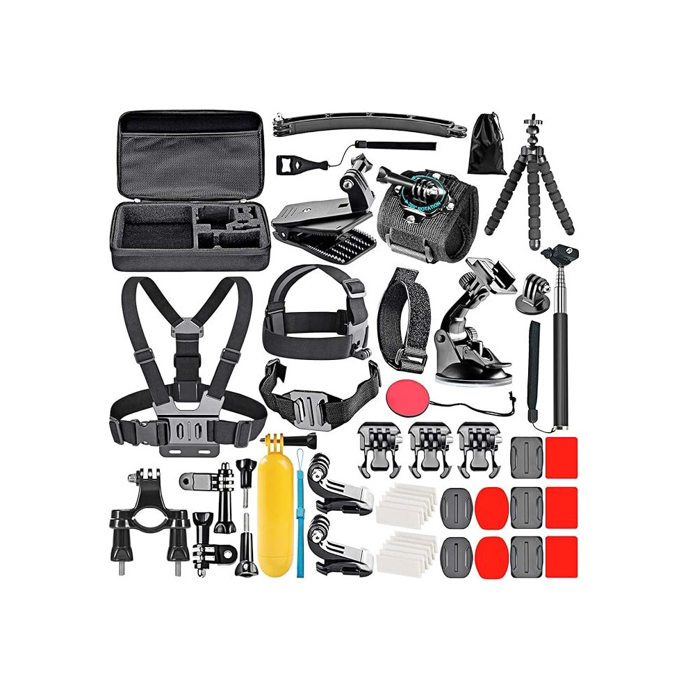 NEEWER 50 in 1 Action Camera Accessory Kit