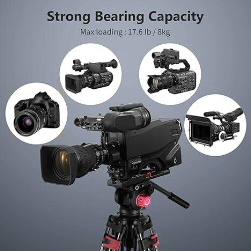 Neewer NEEWER DS801 79" Heavy Duty Video Tripod 2