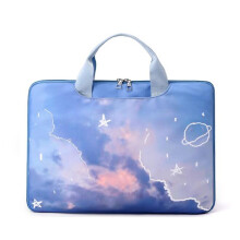 051 Laptoptasche mit Cartoon-Anime-Print, Handtasche, große Kapazität, Aktentasche, geeignet für 14 Zoll