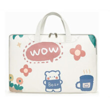 046 Cartoon Cute Computer Fashion Große Kapazität Laptoptasche Geeignet für 13 Zoll