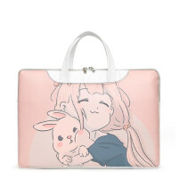 045 Cartoon Cute Computer Fashion Große Kapazität Laptoptasche Geeignet für 13 Zoll