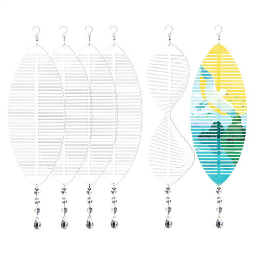 4 Pcs 10 Inch Sublimation Wind Spinner Blanks, Aluminum Wind Spinners Sublimation Blanks, Sublimation Blanks Products