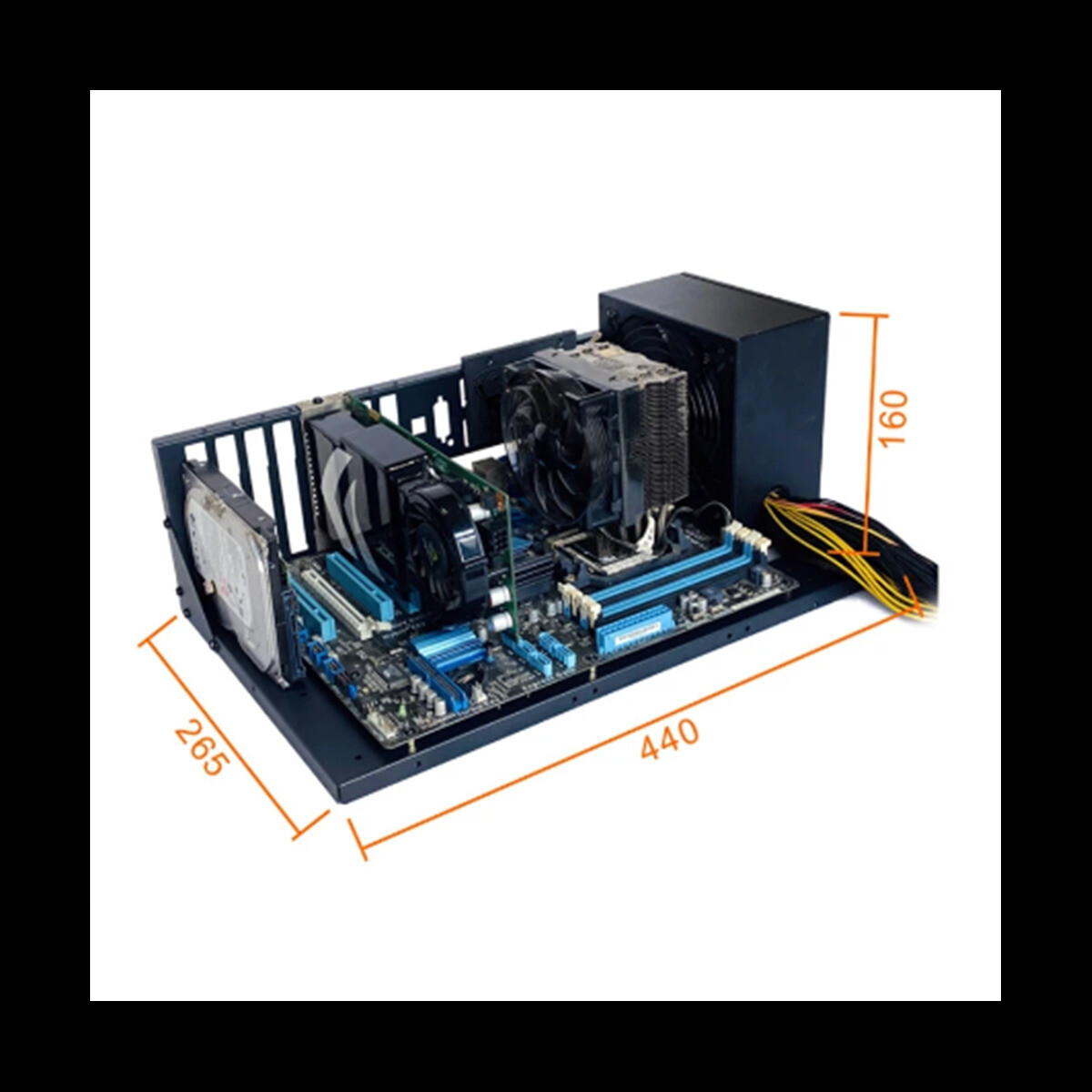 Open Computer Chassis Dual-Way Server E-ATX/ATX Motherboard Bracket ...