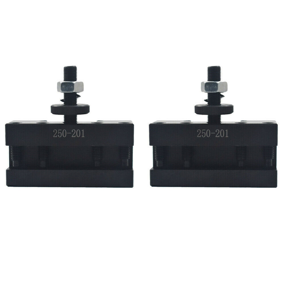 2Pcs 250-201 Quick Change Tool Holder Turning And Facing Tool Holder For Lathe Cutter Cutting Tool Bits 4851084532729