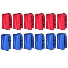 12 Pack Dodgeball Game Vests Soccer Practice Jerseys Training Vest for Kids for Indoor Outdoor Playground M