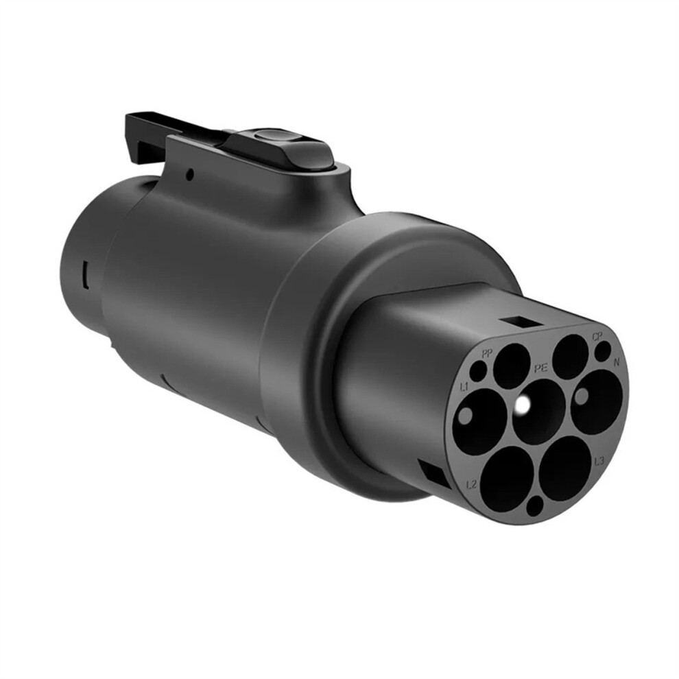 Iec62196 Type 2 To Sae J1772 Type 1 Ev Adapter Charging Convertor 250V 32A Type2 To Type1 Charger Converter Adaptor 4852131861120